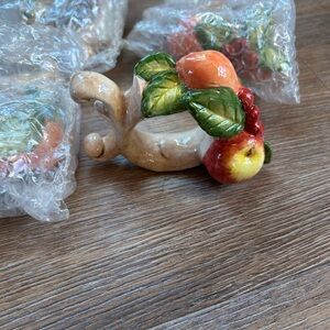 Noritake Royal Hunt Fruit Napkin Rings Set